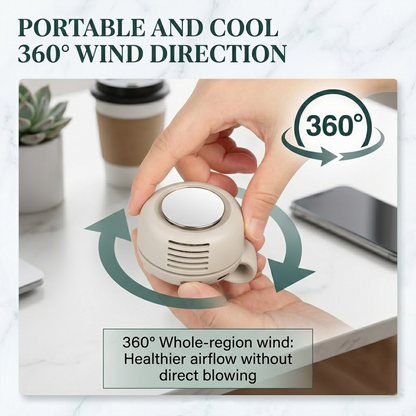HomeCleanGoods™ GoCool Clip-On Bladeless Mini Fan