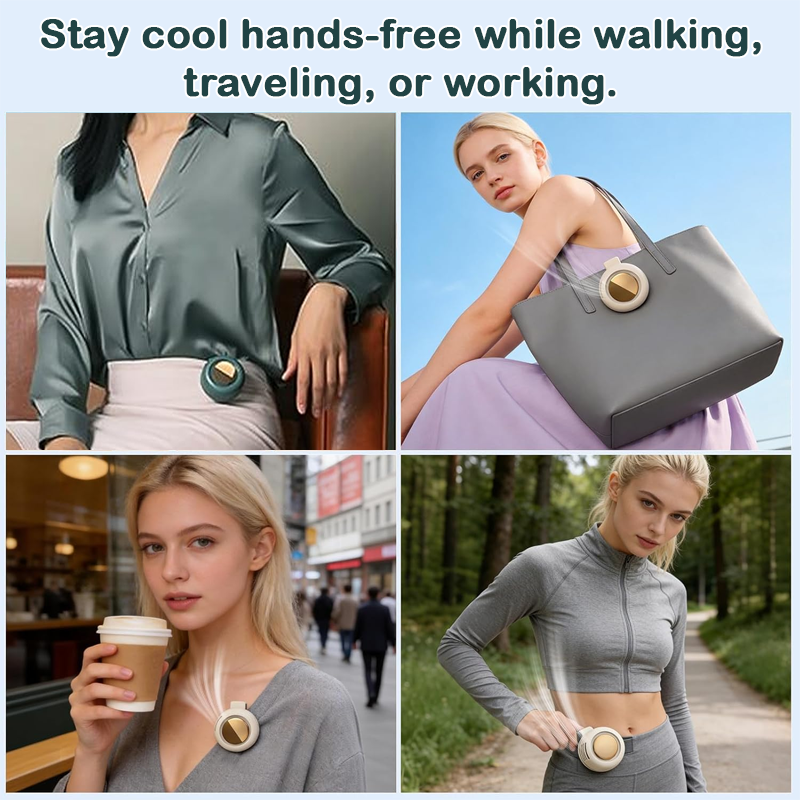 HomeCleanGoods™ GoCool Clip-On Bladeless Mini Fan