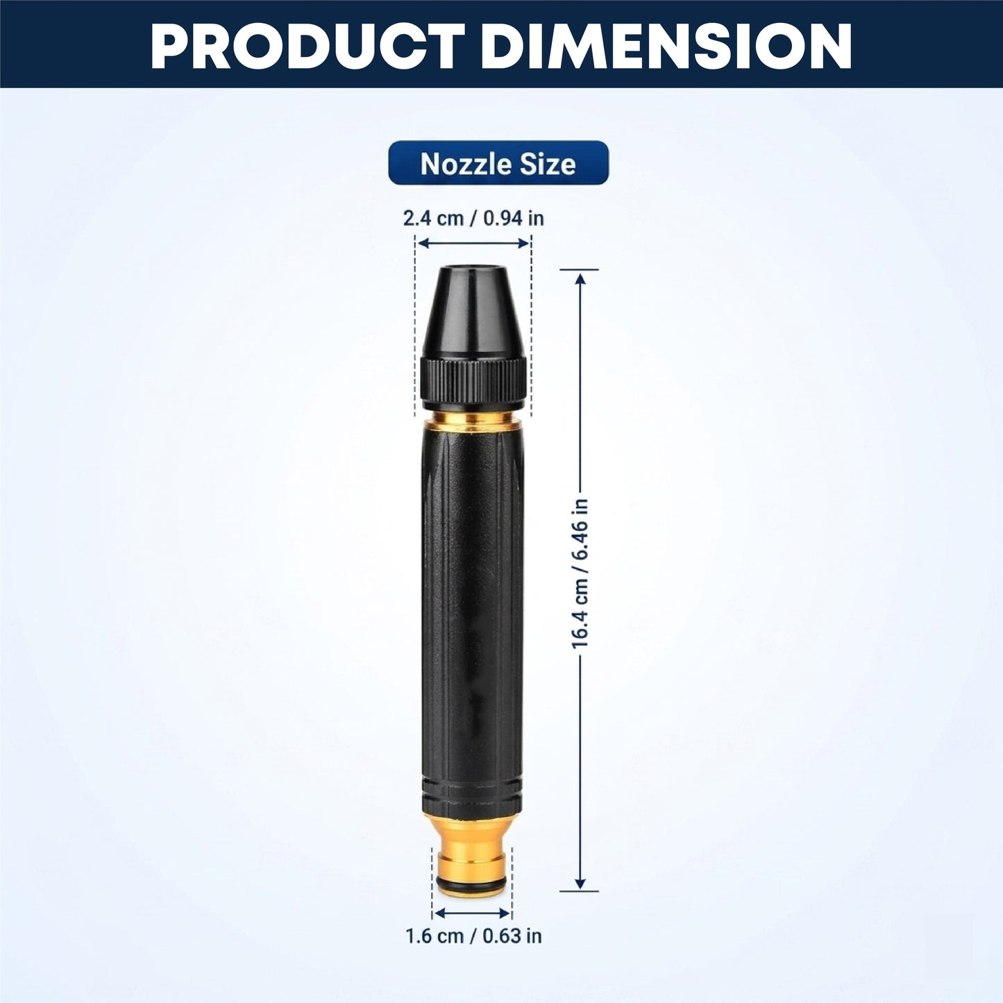 HomeCleanGoods™ JetFlow High-Pressure Hose Nozzle