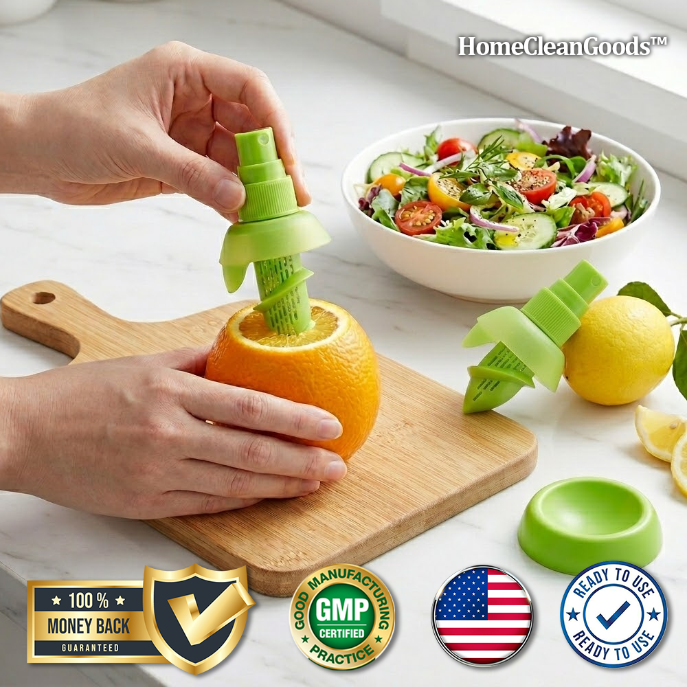 HomeCleanGoods™ JuiceTwist Cirtus Juice Sprayer Kit