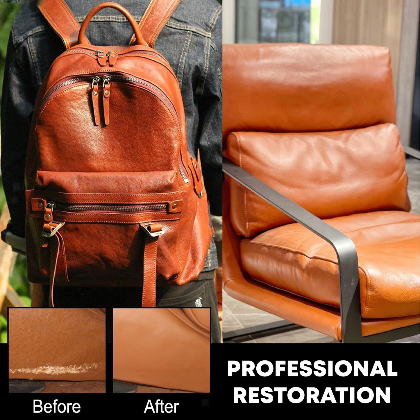 HomeCleanGoods™ LeatherFix Nano-Polymer Repair Gel