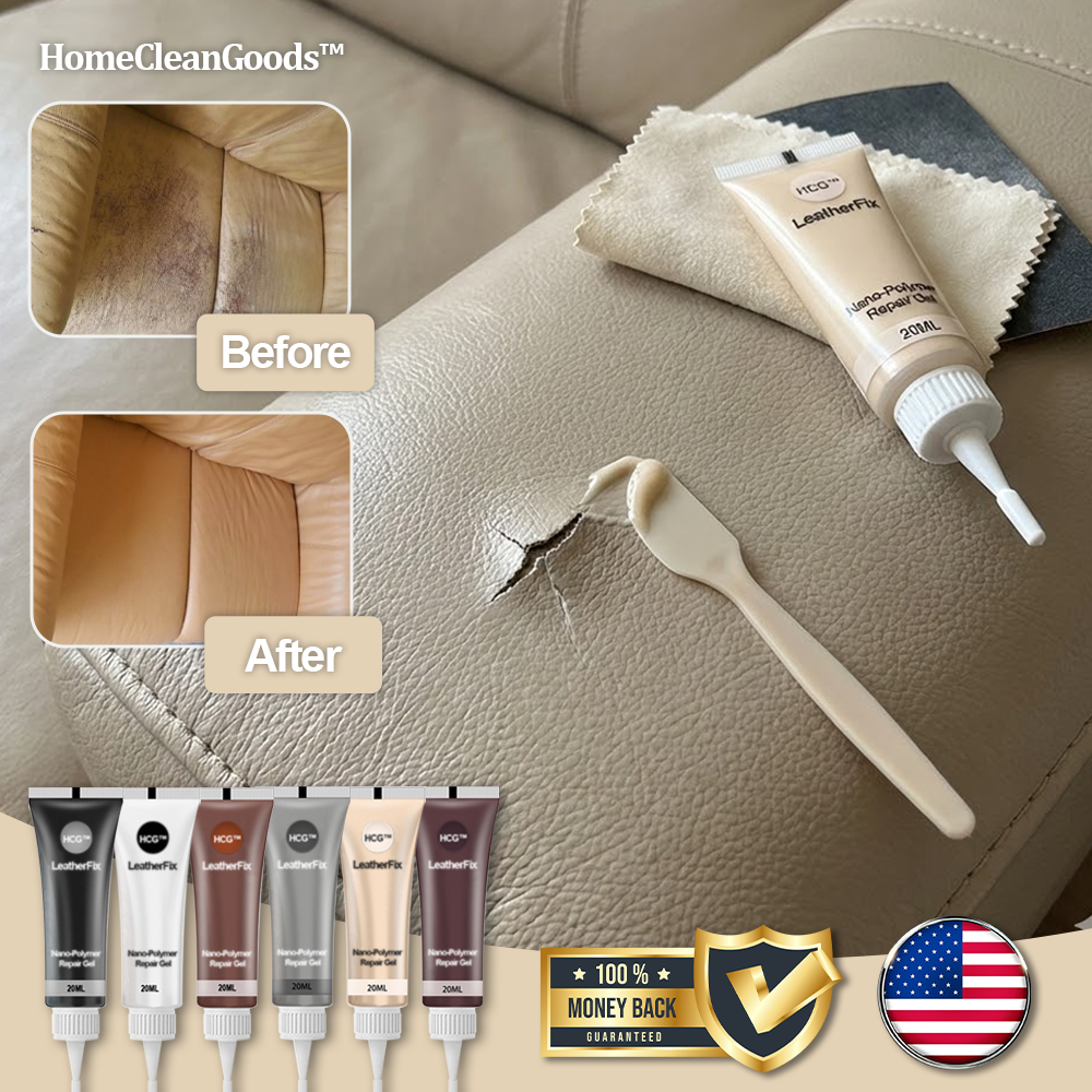 HomeCleanGoods™ LeatherFix Nano-Polymer Repair Gel