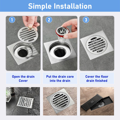 Red Dot Award 2025 - HomeCleanGoods™ MagniSeal Anti-Odor & Pest Clog Block Drain Core