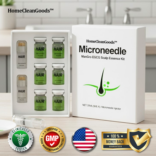HomeCleanGoods™ ManGro EGCG Microneedle Scalp Essence Kit