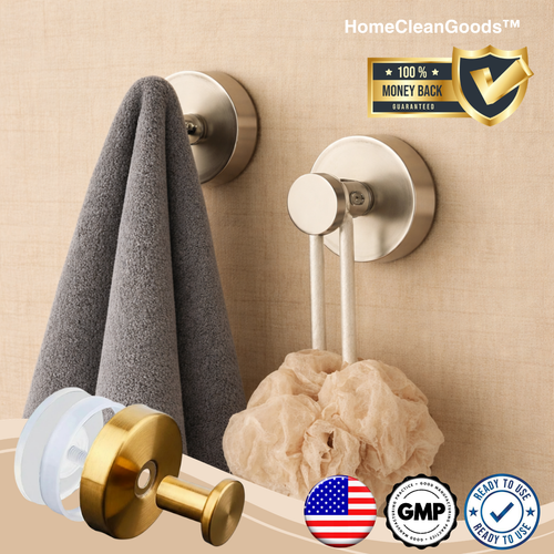 HomeCleanGoods™ MaxHold Twist-Lock Suction Hook