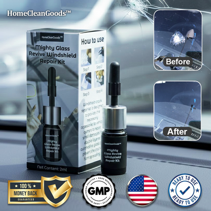 HomeCleanGoods™ Mighty Glass Revive Windshield Repair Kit