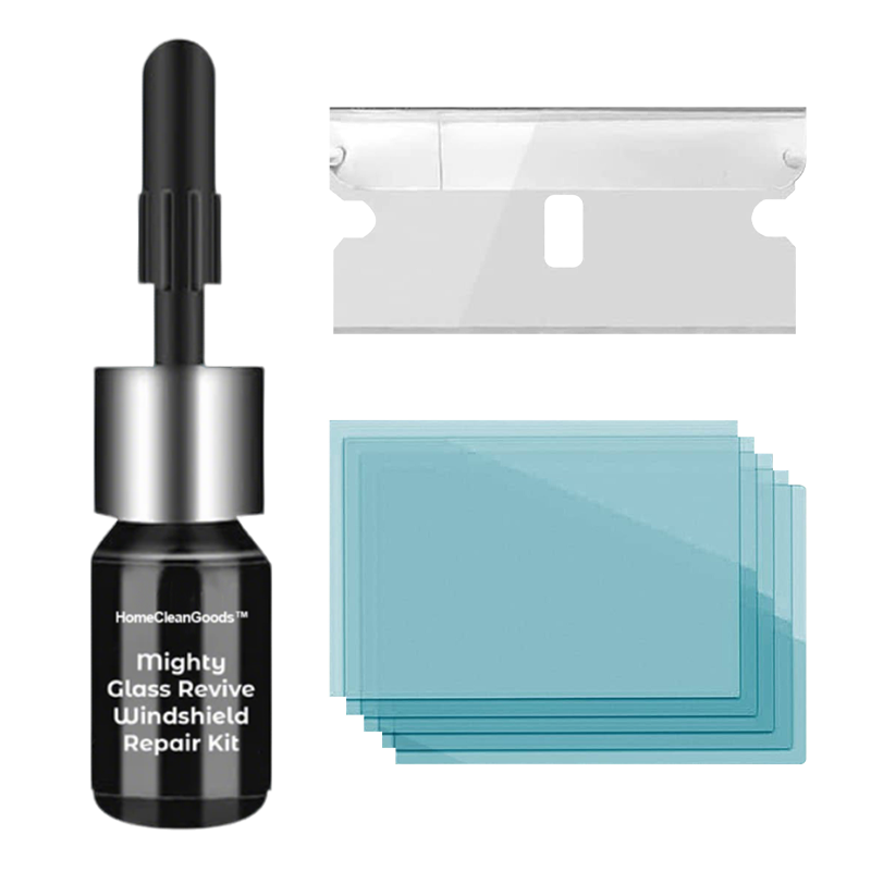HomeCleanGoods™ Mighty Glass Revive Windshield Repair Kit