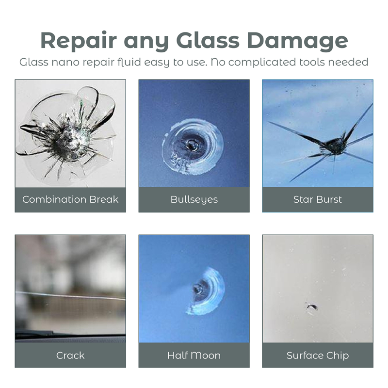 HomeCleanGoods™ Mighty Glass Revive Windshield Repair Kit