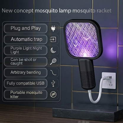👍 HomeCleanGoods™ Mini USB Plug-in Bug Killer Lamp Zapper