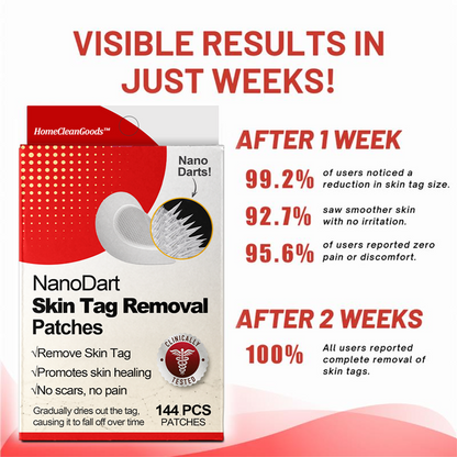 HomeCleanGoods™ NanoDart Skin Tag Removal Patches
