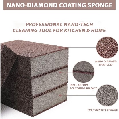 HomeCleanGoods™ NanoDiamond Power Scrub Cleaning Sponge