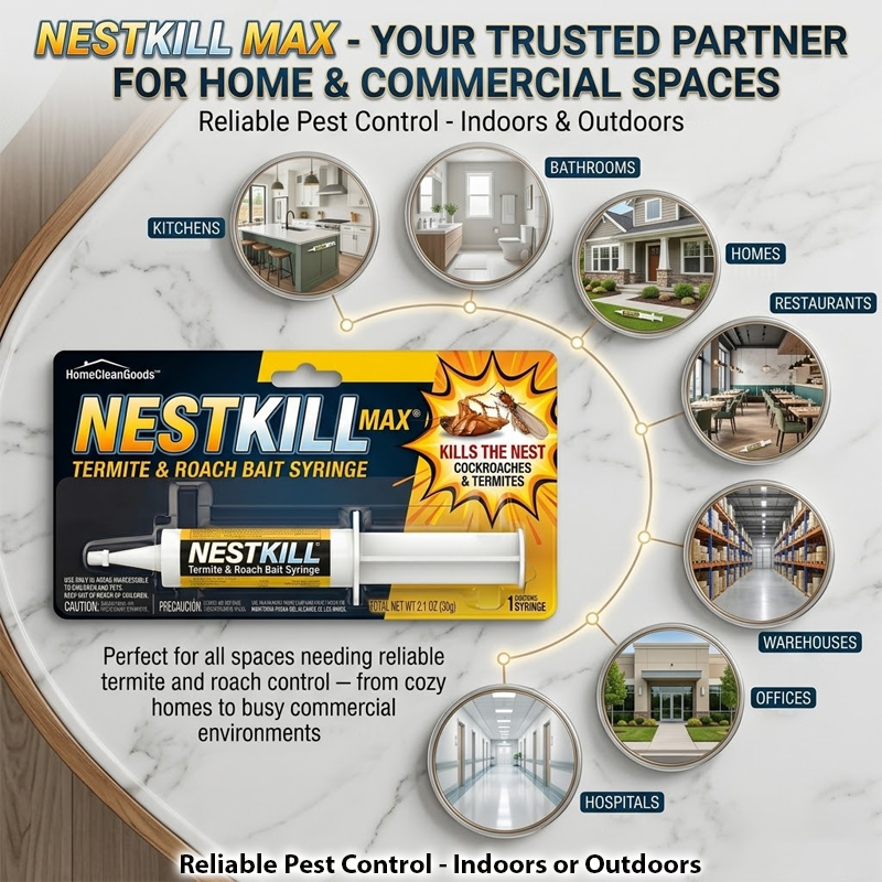 HomeCleanGoods™ NestKill Termite & Roach Bait Syringe