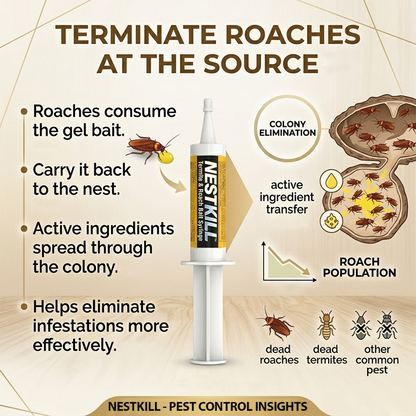 HomeCleanGoods™ NestKill Termite & Roach Bait Syringe