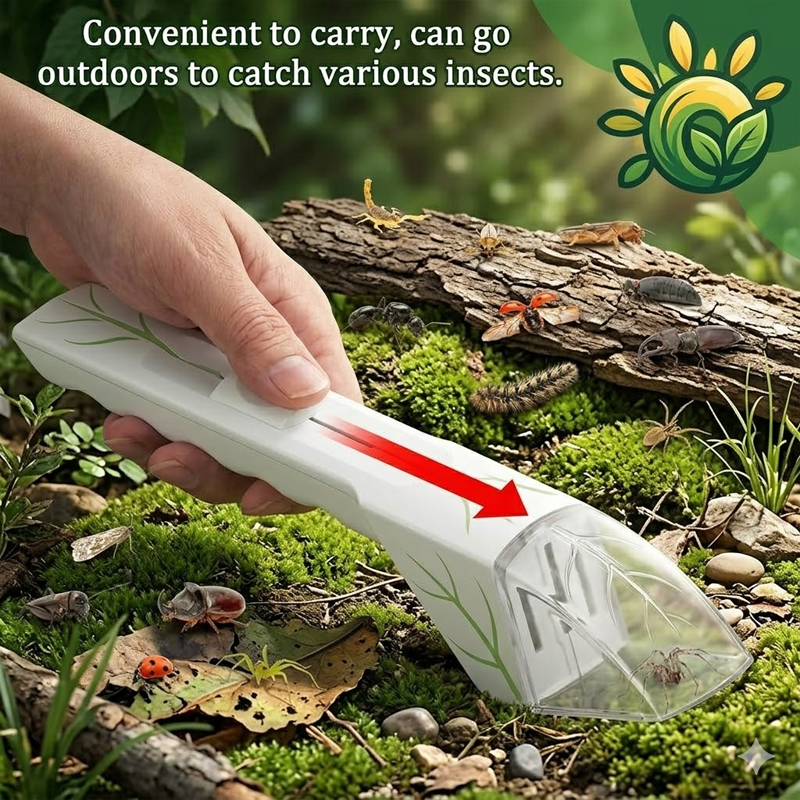 HomeCleanGoods™ NoKill Quick-Release Insect Catcher
