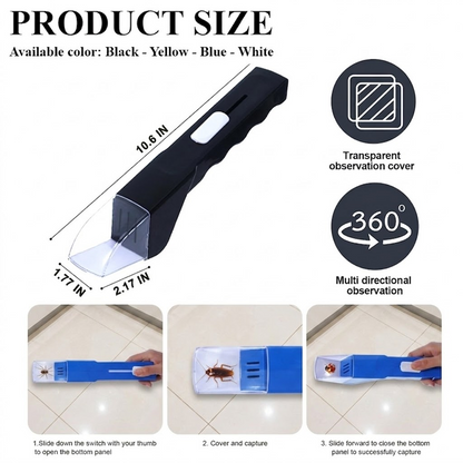 HomeCleanGoods™ NoKill Quick-Release Insect Catcher