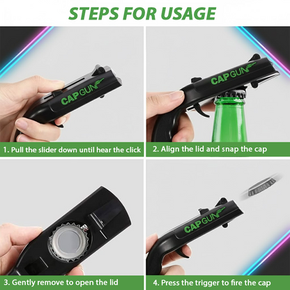 HomeCleanGoods™ PartyStyle Spring-Loaded Bottle Opener