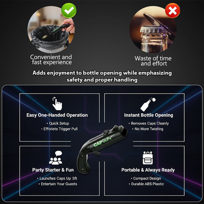 HomeCleanGoods™ PartyStyle Spring-Loaded Bottle Opener