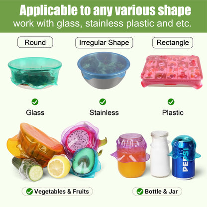 HomeCleanGoods™ PetalGuard Silicone Food Stretch Wrap
