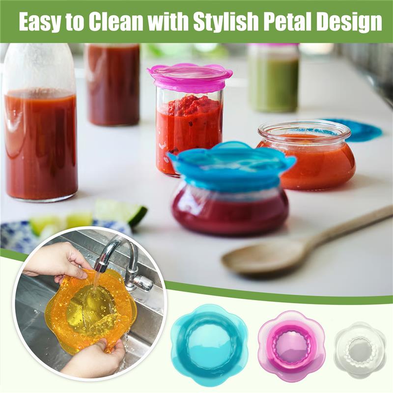 HomeCleanGoods™ PetalGuard Silicone Food Stretch Wrap