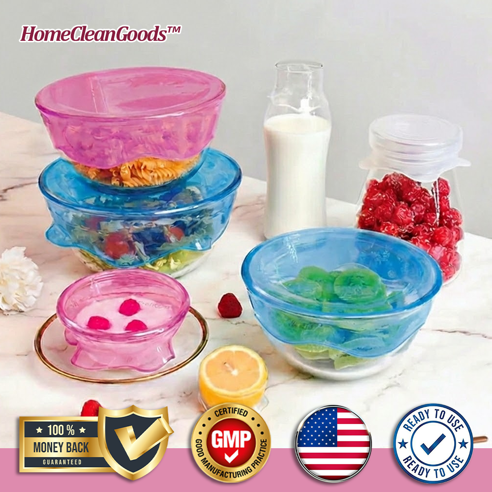 HomeCleanGoods™ PetalGuard Silicone Food Stretch Wrap