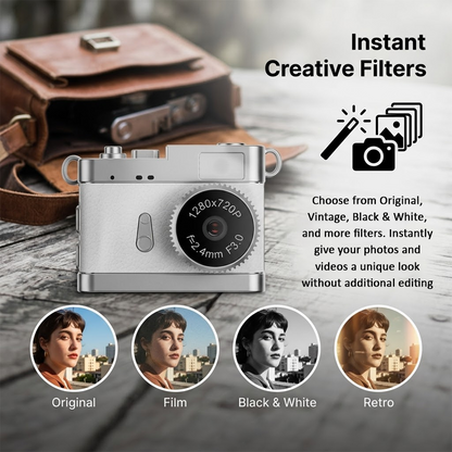 HomeCleanGoods™ PocketSnap HD Mini Keychain Digital Camera