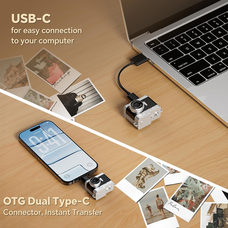 HomeCleanGoods™ PocketSnap HD Mini Keychain Digital Camera
