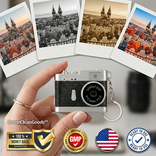 HomeCleanGoods™ PocketSnap HD Mini Keychain Digital Camera