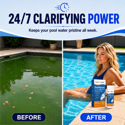 HomeCleanGoods™ PoolRevive Green-to-Blue Recovery Clarifier