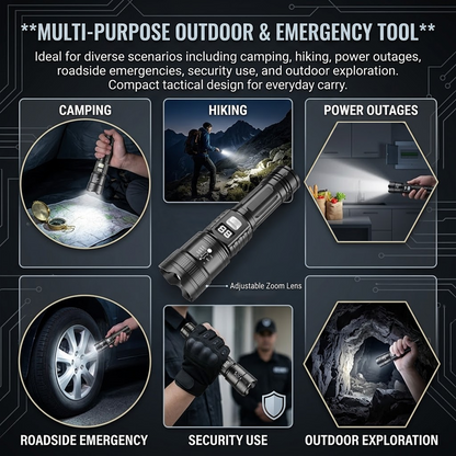 HomeCleanGoods™ PowerPro Super Bright Tactical Flashlight