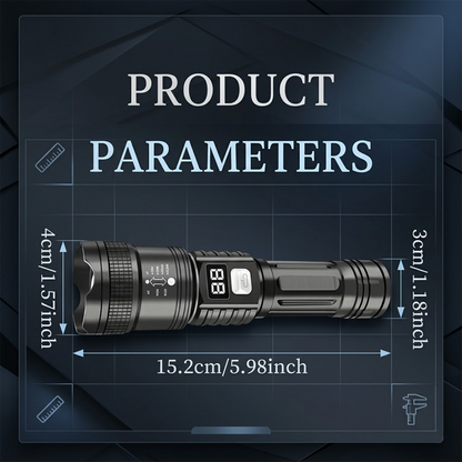 HomeCleanGoods™ PowerPro Super Bright Tactical Flashlight