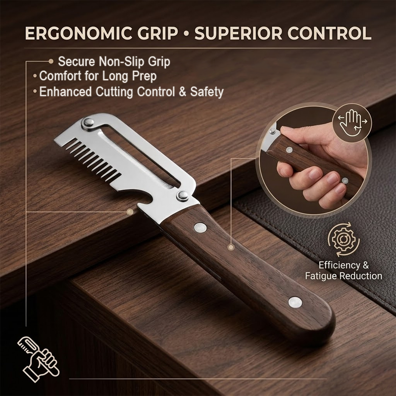 HomeCleanGoods™ PrepSlice Multi Veggie Shredder Peeler