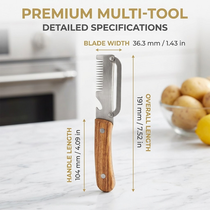 HomeCleanGoods™ PrepSlice Multi Veggie Shredder Peeler