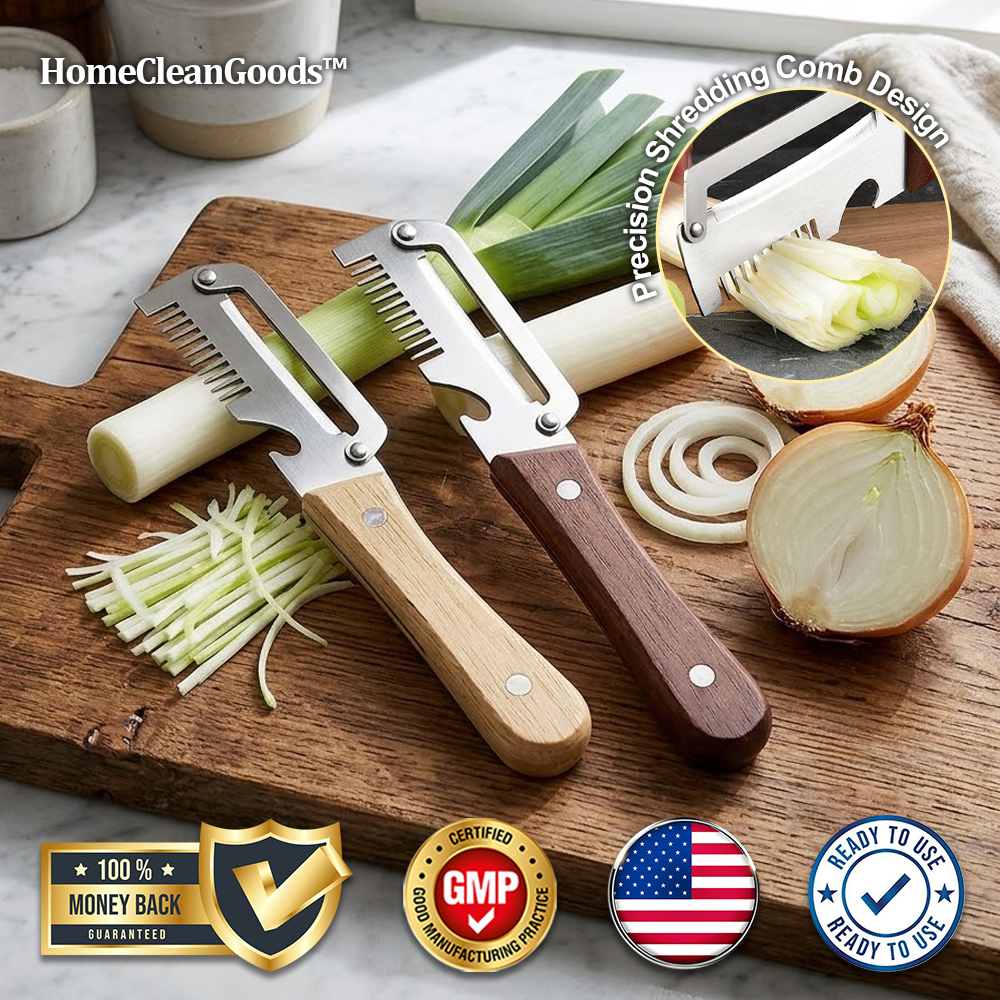 HomeCleanGoods™ PrepSlice Multi Veggie Shredder Peeler
