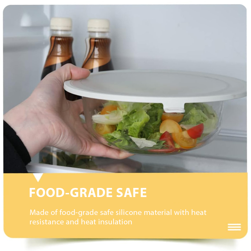HomeCleanGoods™ PureSeal Fresh-Keeping Silicone Food Covers