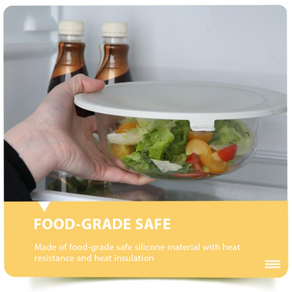HomeCleanGoods™ PureSeal Fresh-Keeping Silicone Food Covers