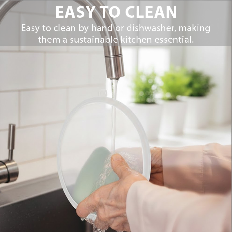 HomeCleanGoods™ PureSeal Fresh-Keeping Silicone Food Covers