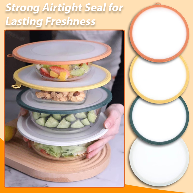 HomeCleanGoods™ PureSeal Fresh-Keeping Silicone Food Covers