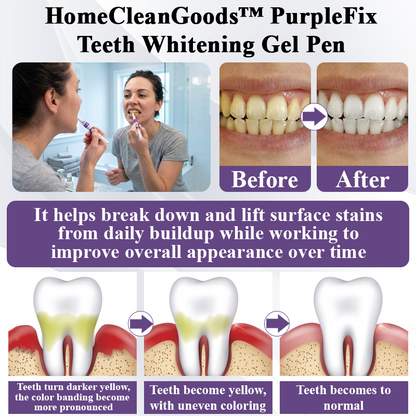 HomeCleanGoods™ PurpleFix Teeth Whitening Gel Pen
