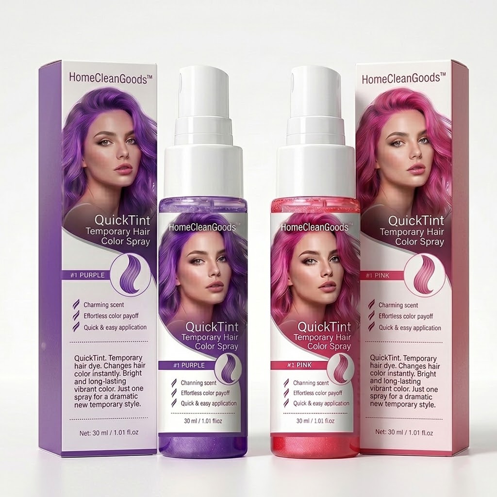 HomeCleanGoods™ QuickTint Temporary Hair Color Spray