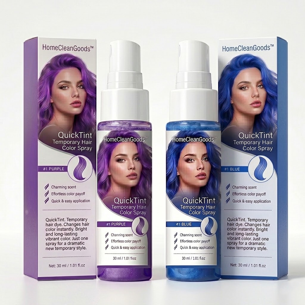 HomeCleanGoods™ QuickTint Temporary Hair Color Spray