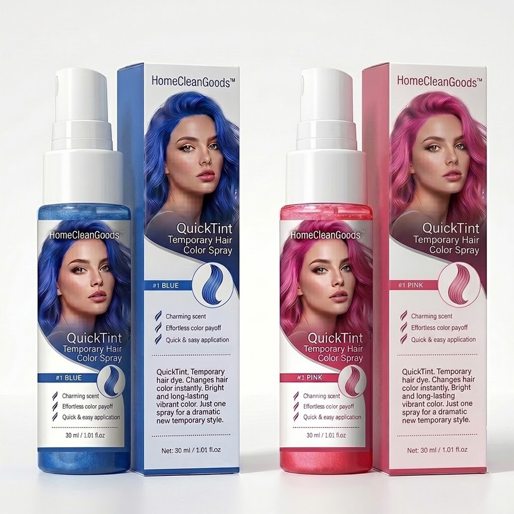 HomeCleanGoods™ QuickTint Temporary Hair Color Spray