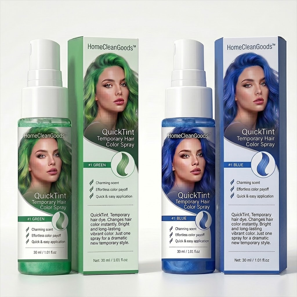 HomeCleanGoods™ QuickTint Temporary Hair Color Spray