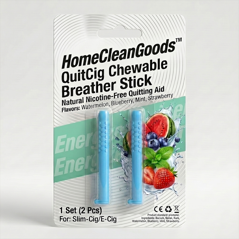 HomeCleanGoods™ QuitCig Chewable Breather Stick