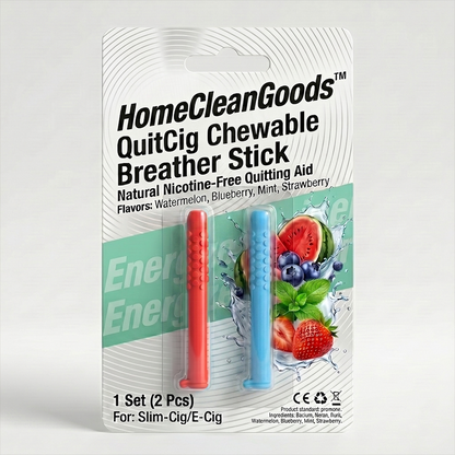 HomeCleanGoods™ QuitCig Chewable Breather Stick