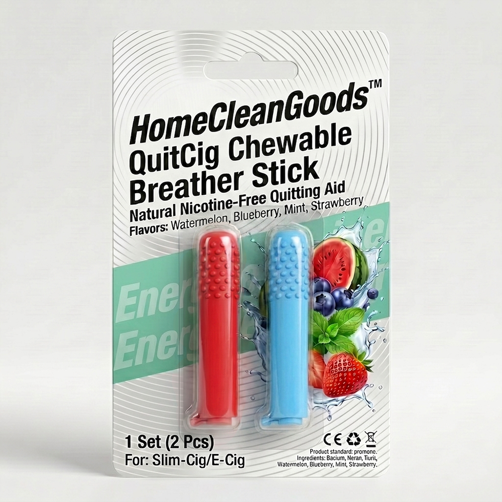 HomeCleanGoods™ QuitCig Chewable Breather Stick
