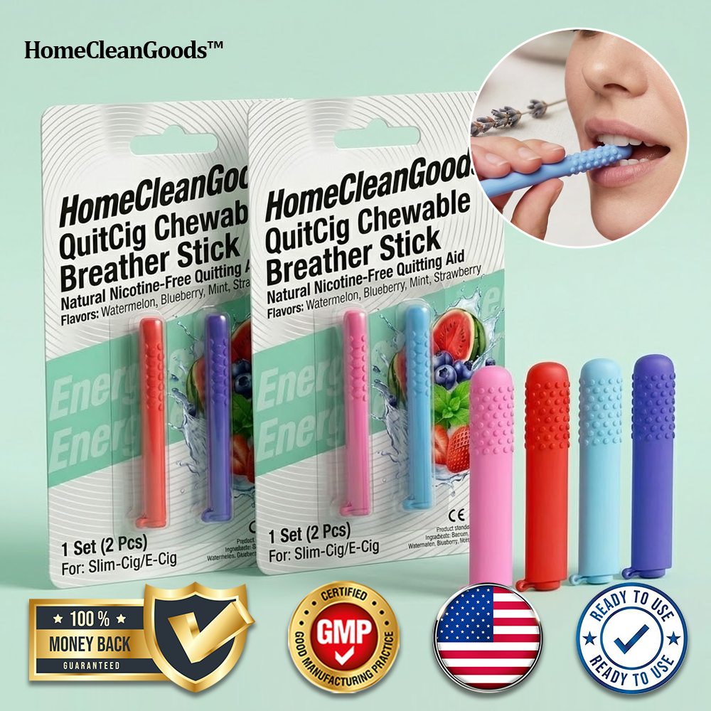 HomeCleanGoods™ QuitCig Chewable Breather Stick