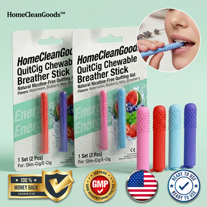 HomeCleanGoods™ QuitCig Chewable Breather Stick
