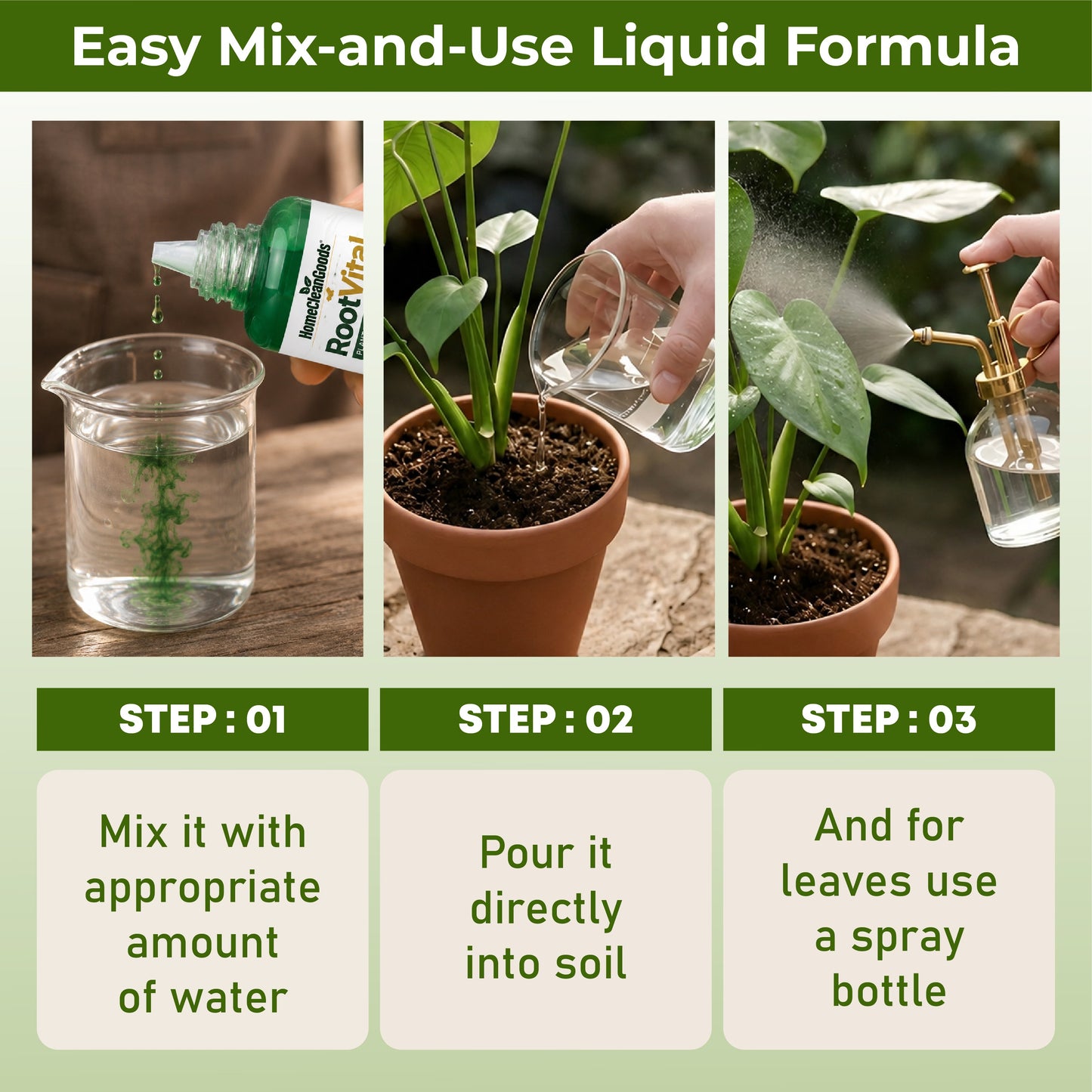 HomeCleanGoods™ RootVital Plant Resurrection Liquid