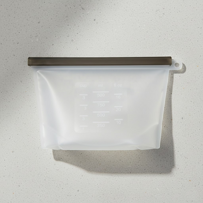 HomeCleanGoods™ SealFresh Reusable Silicone Zip Food Bags