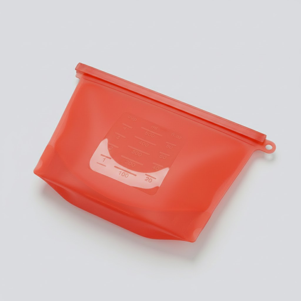 HomeCleanGoods™ SealFresh Reusable Silicone Zip Food Bags
